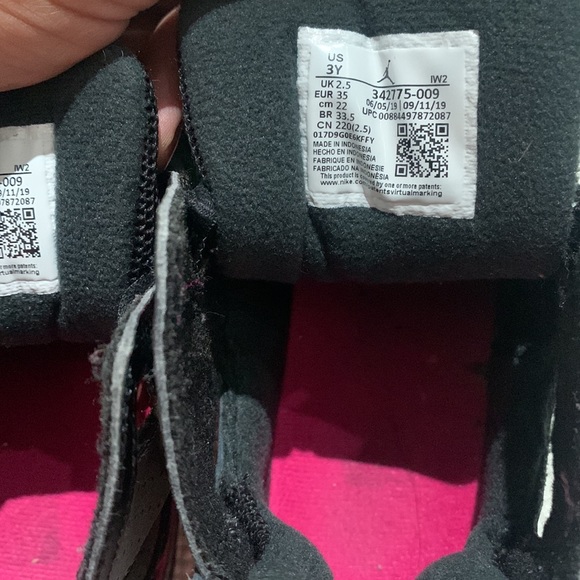 Nike Air Jordan True Flight "Grey Pink" Size 3Y - Picture 5 of 7